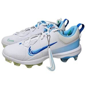 NEW no box Nike 7 Force Trout Pro MCS Baseball Cleats White Blue Fresh